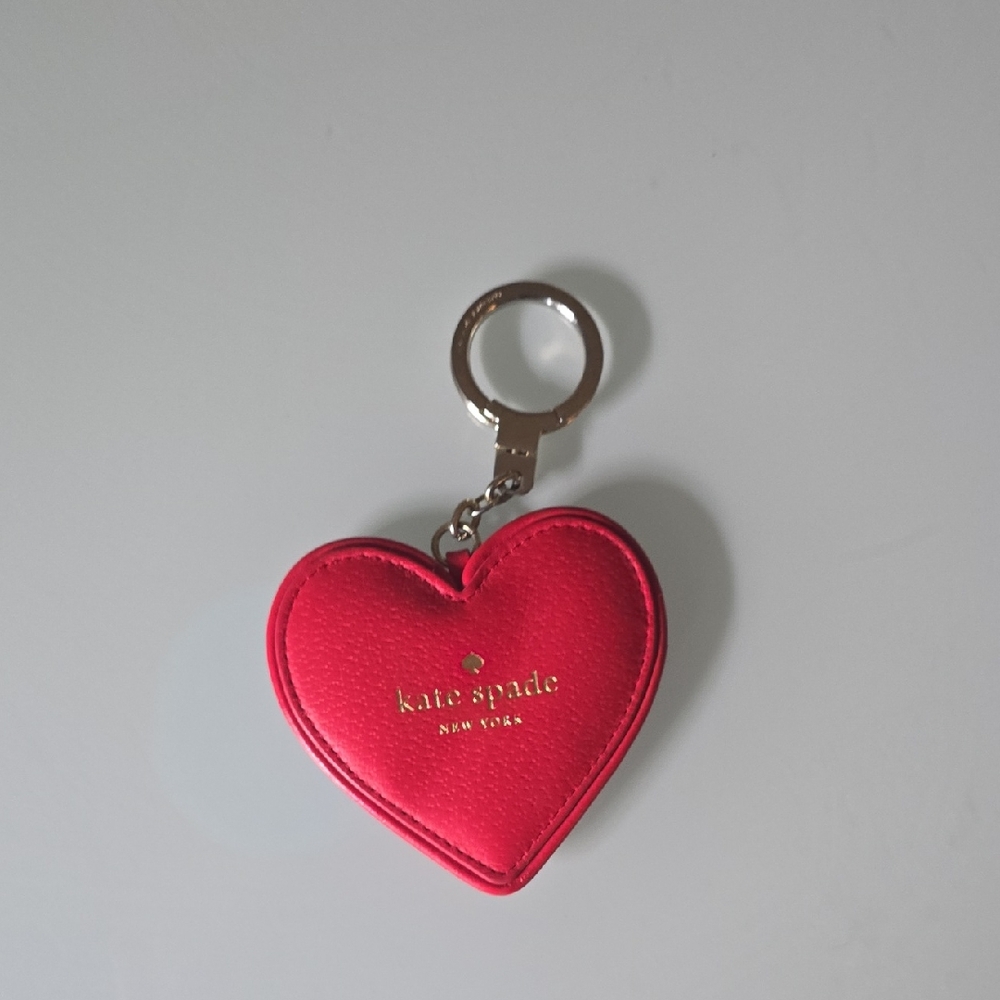 Kate Spade Vibrant Red Heart Key Holder